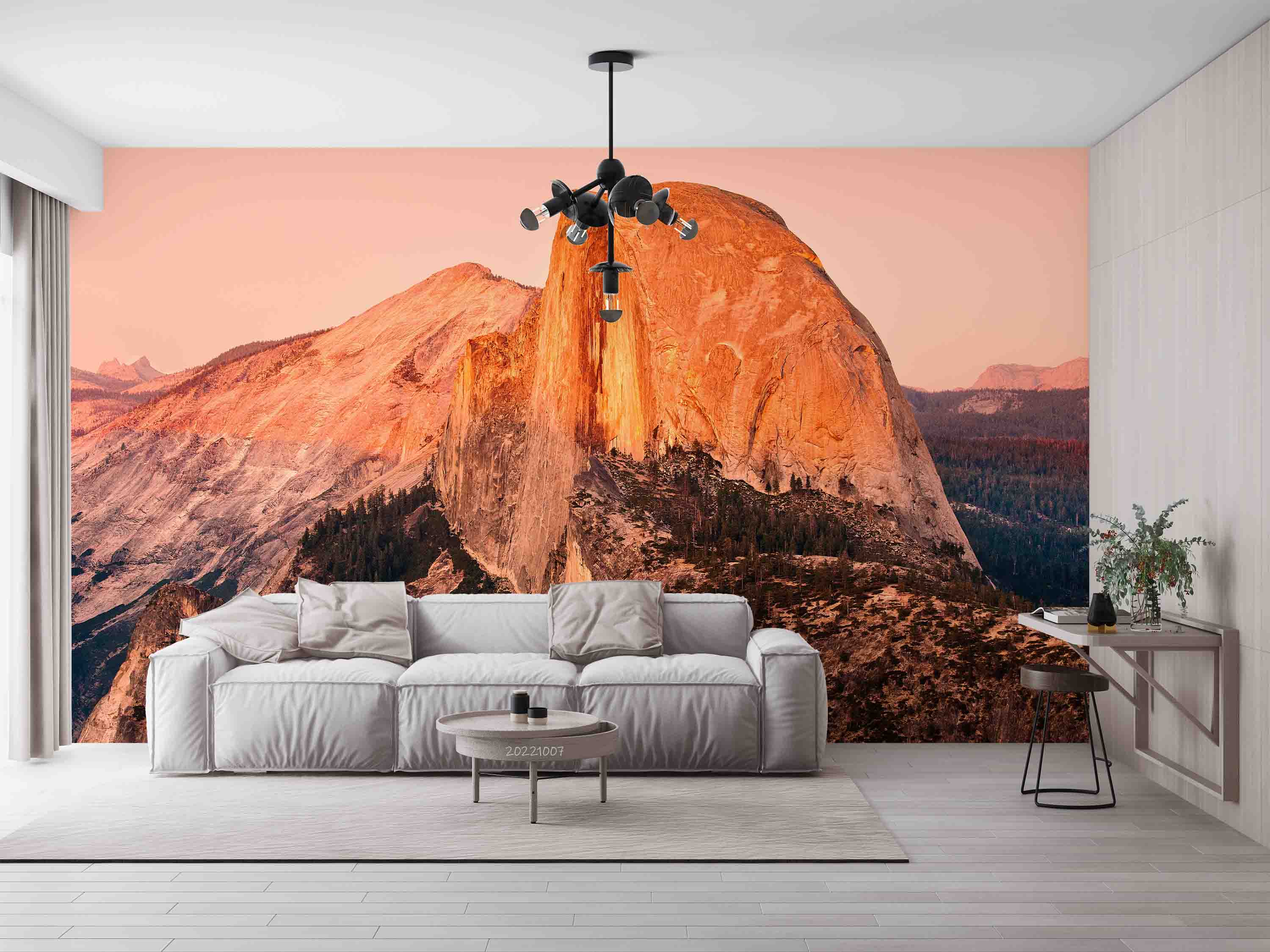 3D Stunning Scenic Rock Formation Yosemite National Park USA Wall Mural Wallpaper GD 3233- Jess Art Decoration