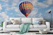 3D blue sky balloon wall mural wallpaper 6- Jess Art Decoration