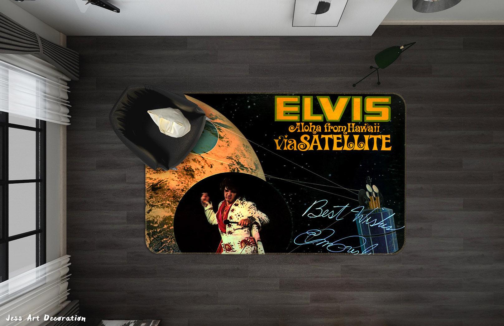 3D Elvis Presley Non-Slip Rug Mat 96- Jess Art Decoration