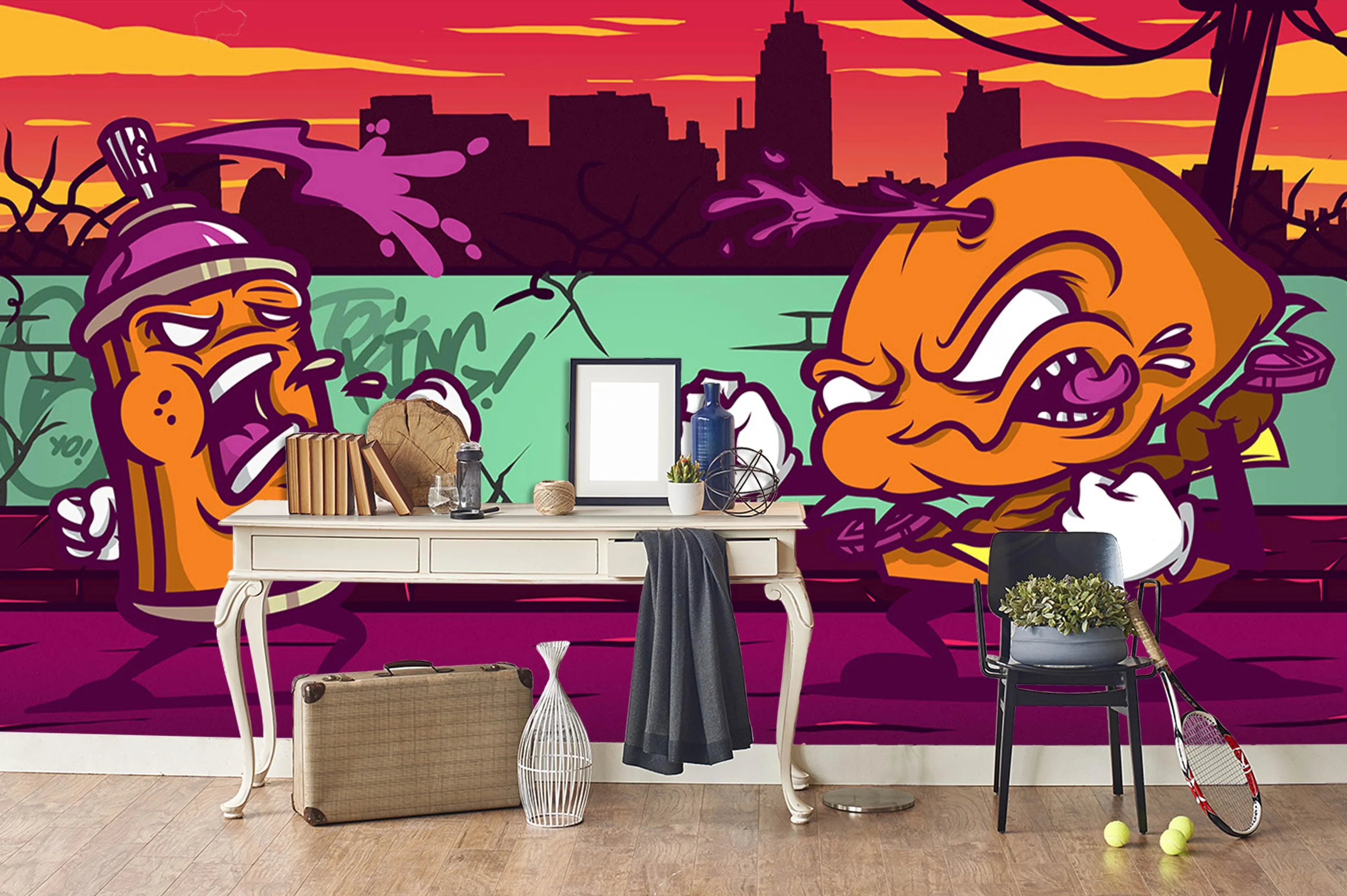 3D Abstract Character 667 Wall Murals