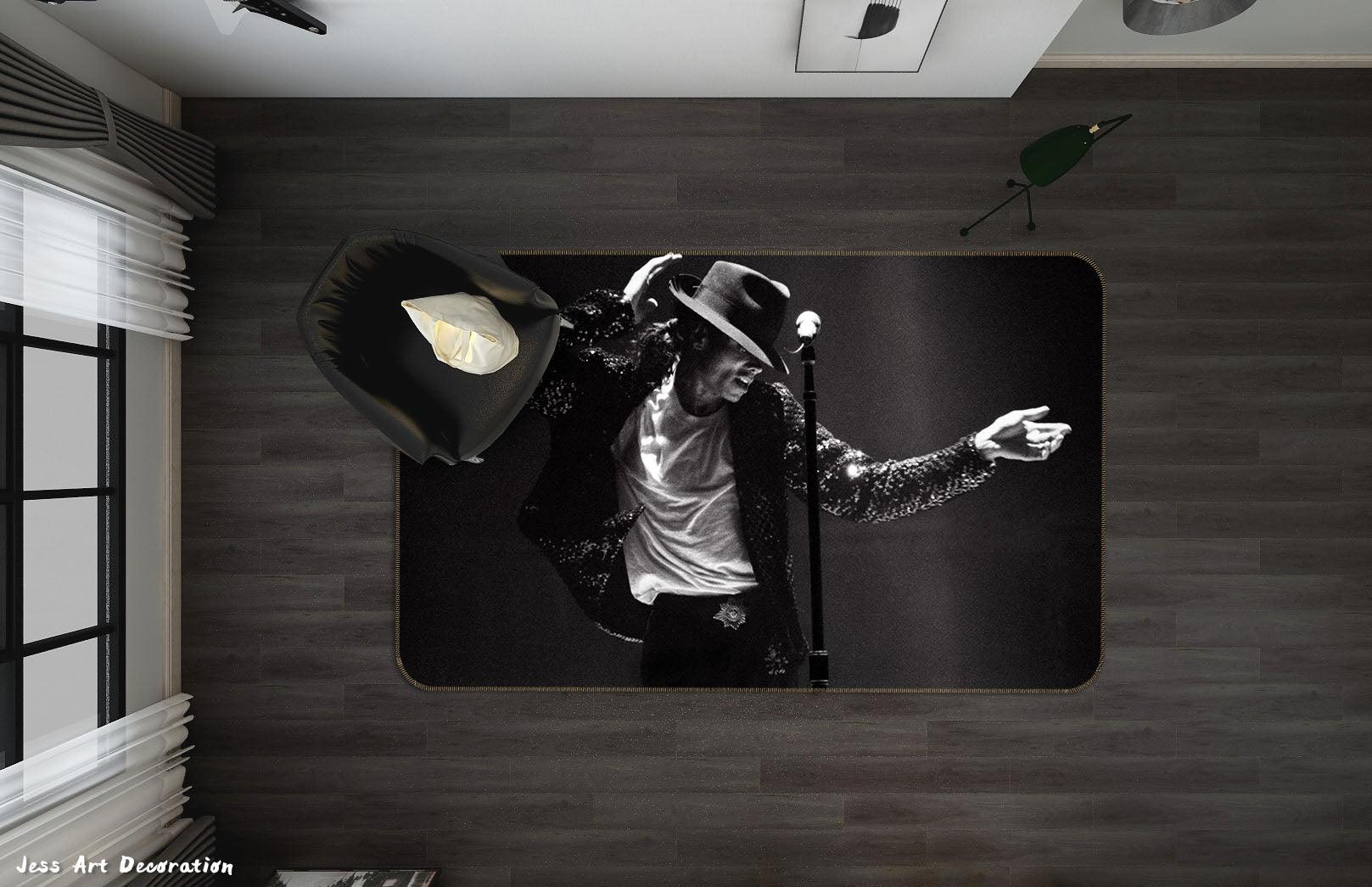 3D Michael Jackson Non-Slip Rug Mat 14- Jess Art Decoration
