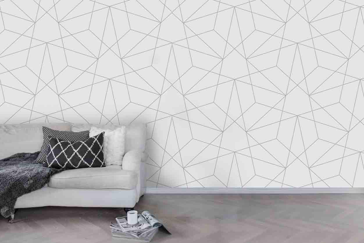 3D Geometric Line Wall Mural Wallpaper 167- Jess Art Decoration