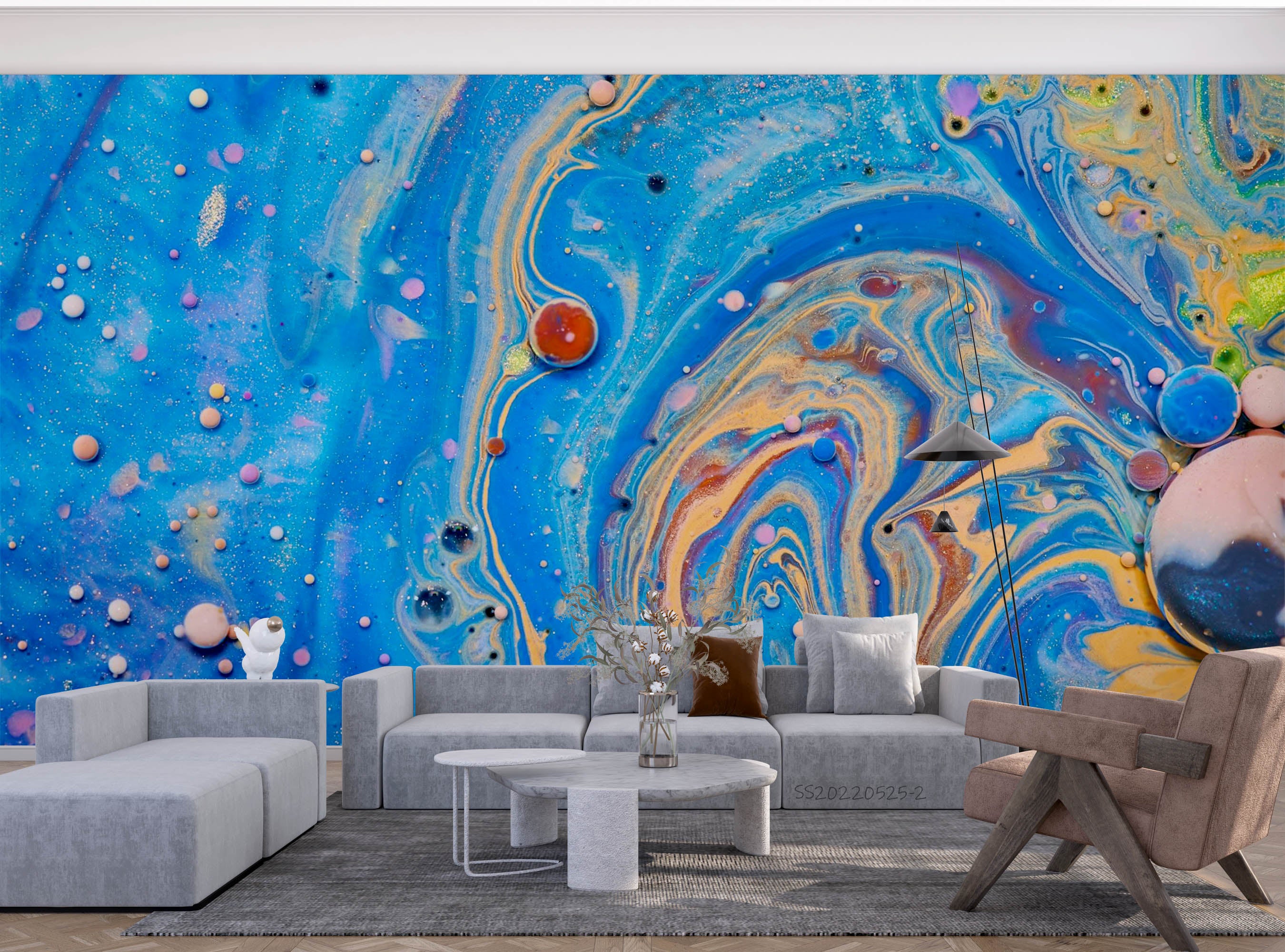 Bubble Wall Wallpaper For Texture 4020 50609 | Geo & Textures, Milo