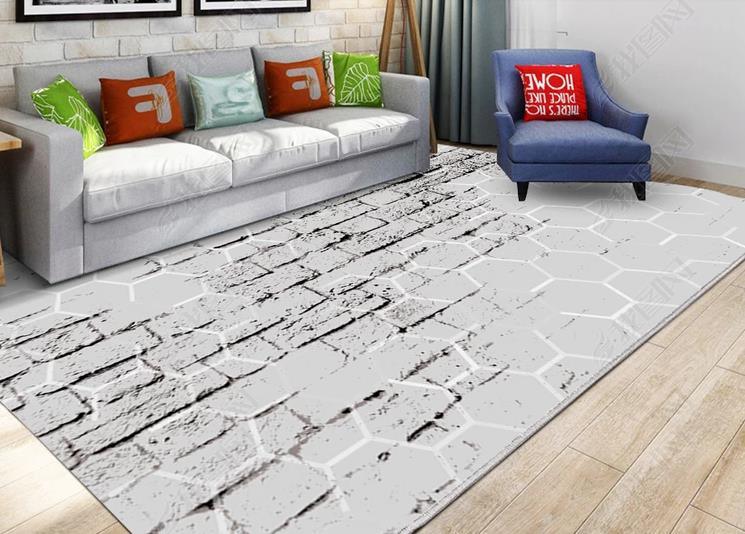 3D Retro Brick Wall Pattern Non-Slip Rug Mat 53- Jess Art Decoration