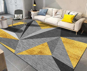 3D Abstract Golden Triangle Non-Slip Rug Mat 12- Jess Art Decoration