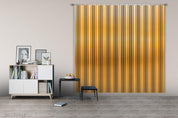 3D Yellow Vertical Stripes Texture Curtains and Drapes GD 4531- Jess Art Decoration