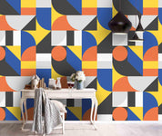 3D Color Irregular Geometry Wall Mural Wallpaper 107- Jess Art Decoration
