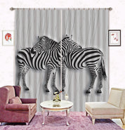 3D Zebra Curtains and Drapes 30- Jess Art Decoration
