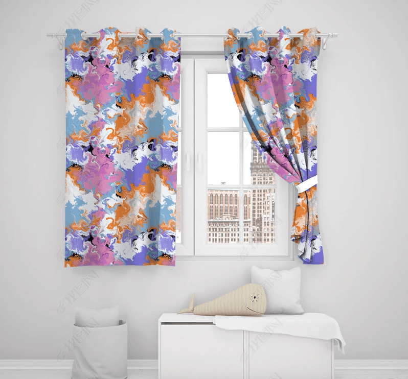 3D Abstract Artistic Pattern Curtains and Drapes LQH 145- Jess Art Decoration