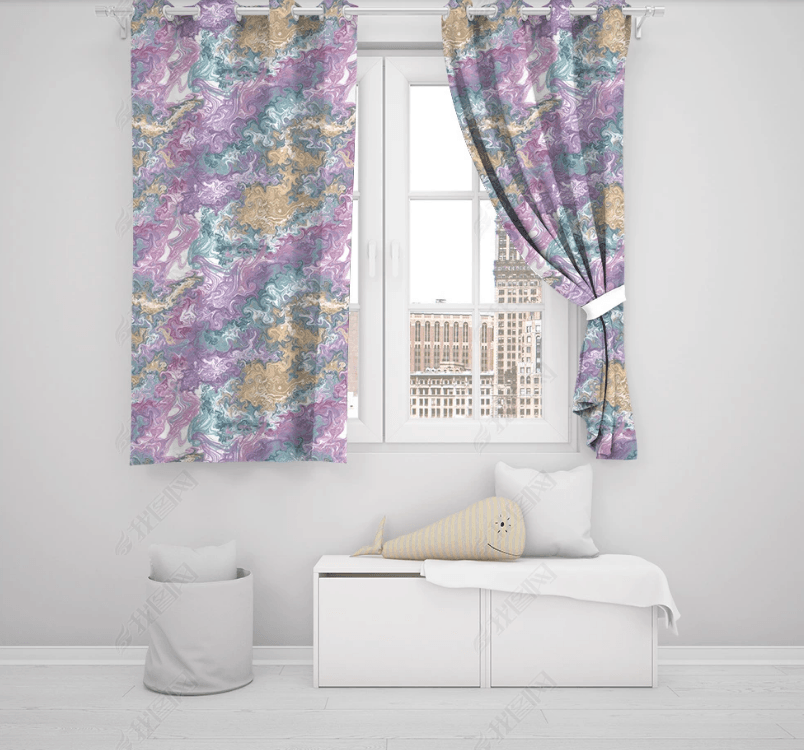 3D Abstract Artistic Pattern Curtains and Drapes LQH 149- Jess Art Decoration