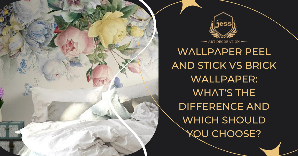 Wallpaper Peel and Stick vs Brick Wallpaper: What’s the Difference and Which Should You Choose?