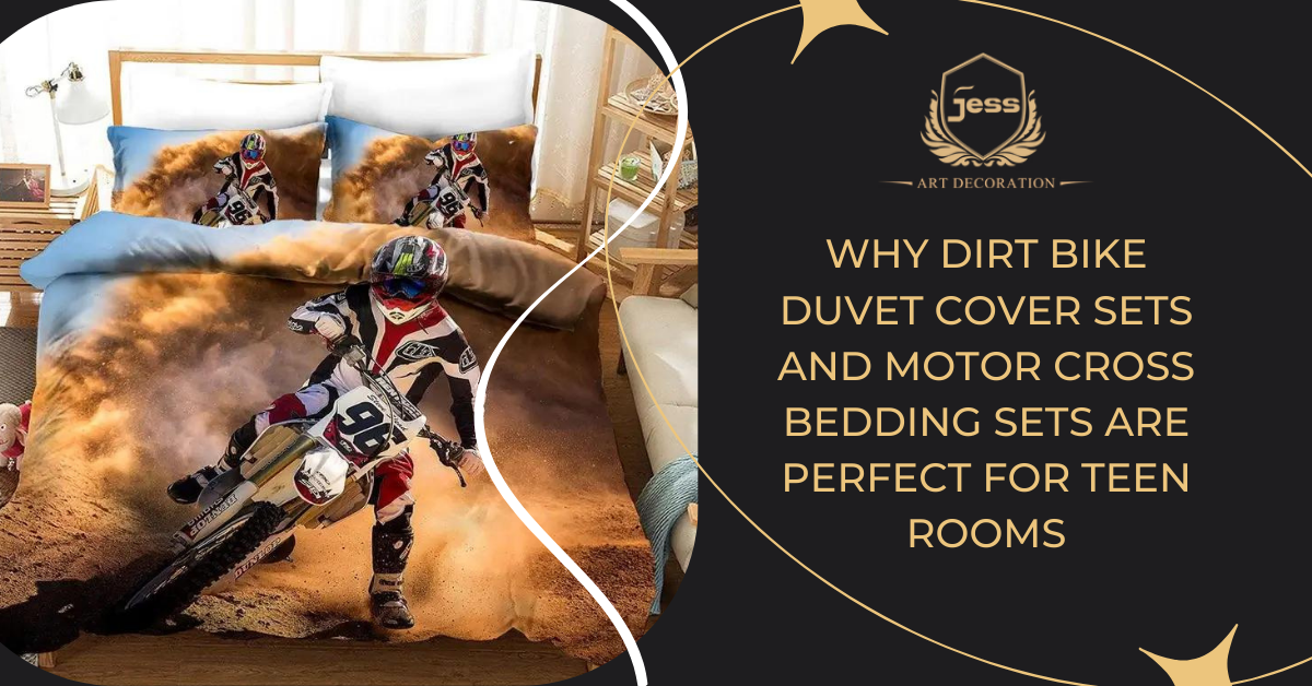 Why Dirt Bike Duvet Cover Sets and Motor Cross Bedding Sets Are Perfect for Teen Rooms