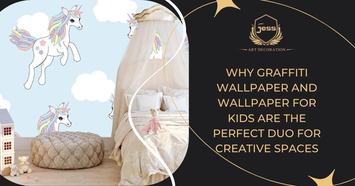 Why Graffiti Wallpaper and Wallpaper for Kids Are the Perfect Duo for Creative Spaces