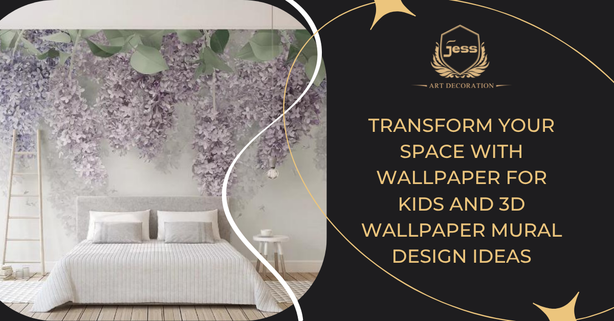 Transform Your Space with Wallpaper for kids and 3D Wallpaper Mural Design Ideas