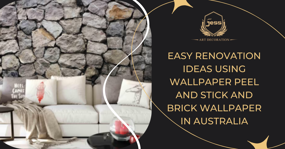 Easy Renovation Ideas Using Wallpaper Peel and Stick and Brick Wallpaper in Australia