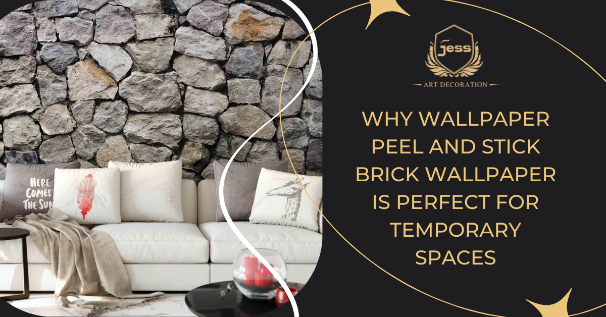 Renter-Friendly Makeovers: Why Wallpaper Peel and Stick Brick Wallpaper Is Perfect for Temporary Spaces