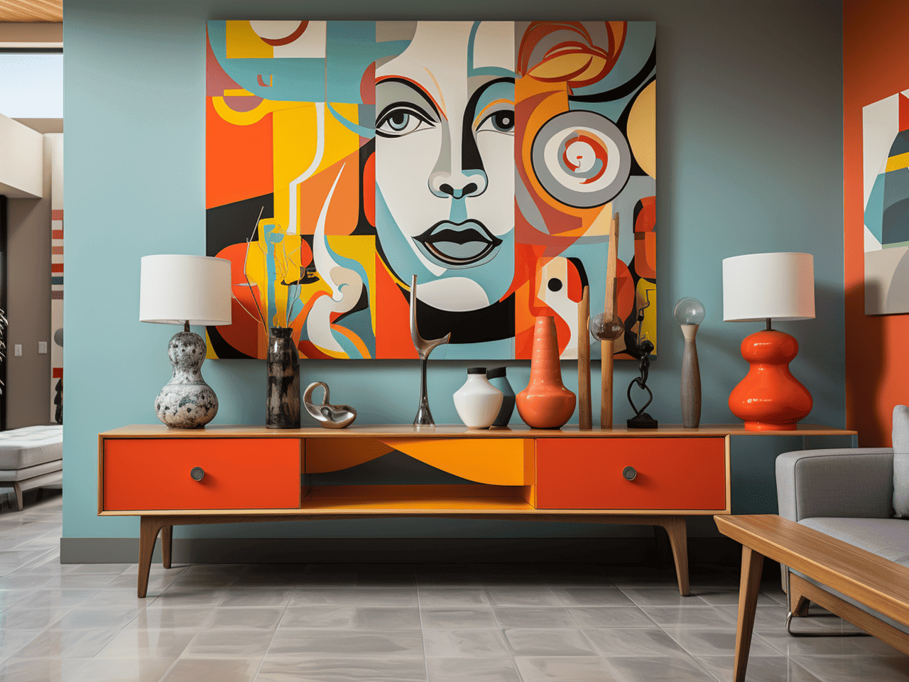 The Fusion Trend: How to Seamlessly Blend Wall Prints with Murals for a Unique Look - Jessartdecoration