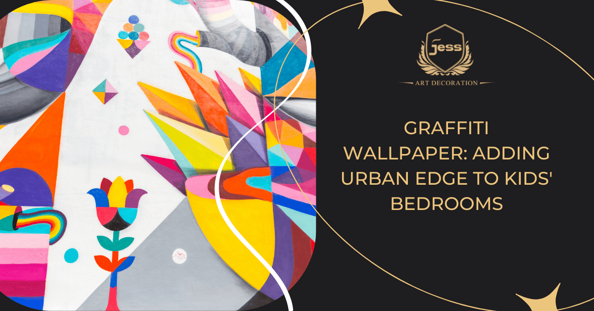 Graffiti Wallpaper: Adding Urban Edge to Kids' Bedrooms - Jessartdecoration