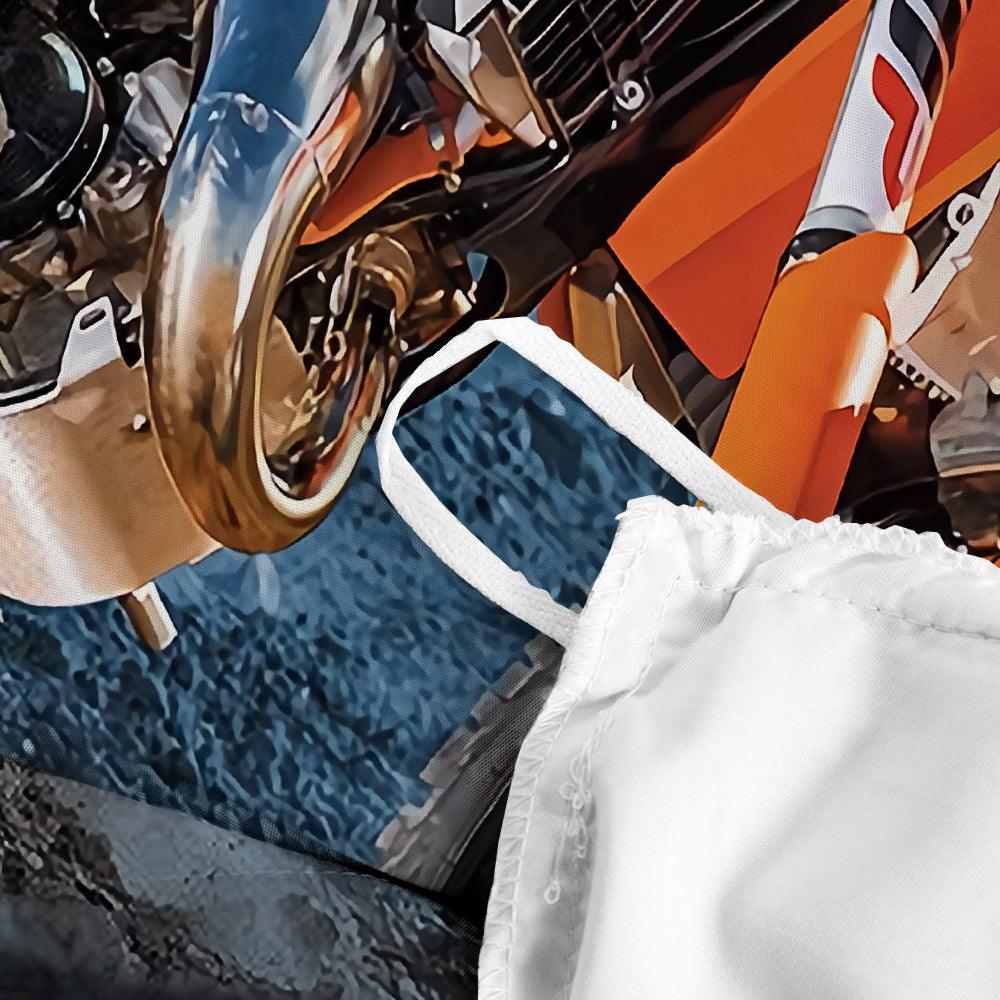 3D Super Motocross Motorcycle Quilt Cover Set Bedding Set Duvet Cover Pillowcases JN 1196- Jess Art Decoration