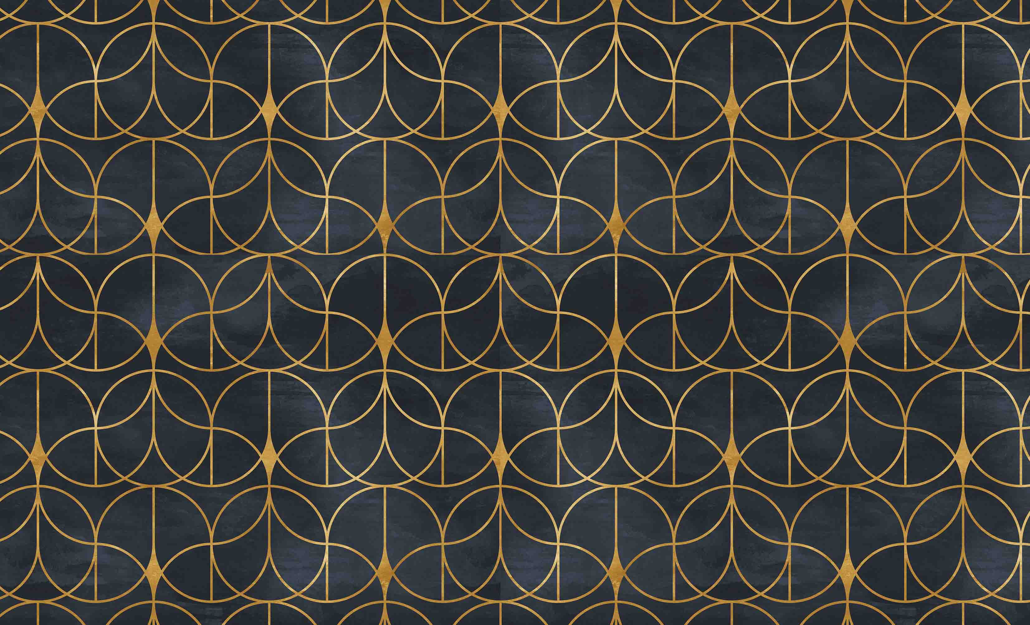 3D Geometric Ellipse Line Triangle Wall Mural Wallpaper YXL 2798