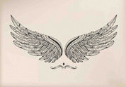 Feather Wing Crown Contemporary Wallpaper contemporary street art wall mural for creative room or feature wall - view 5