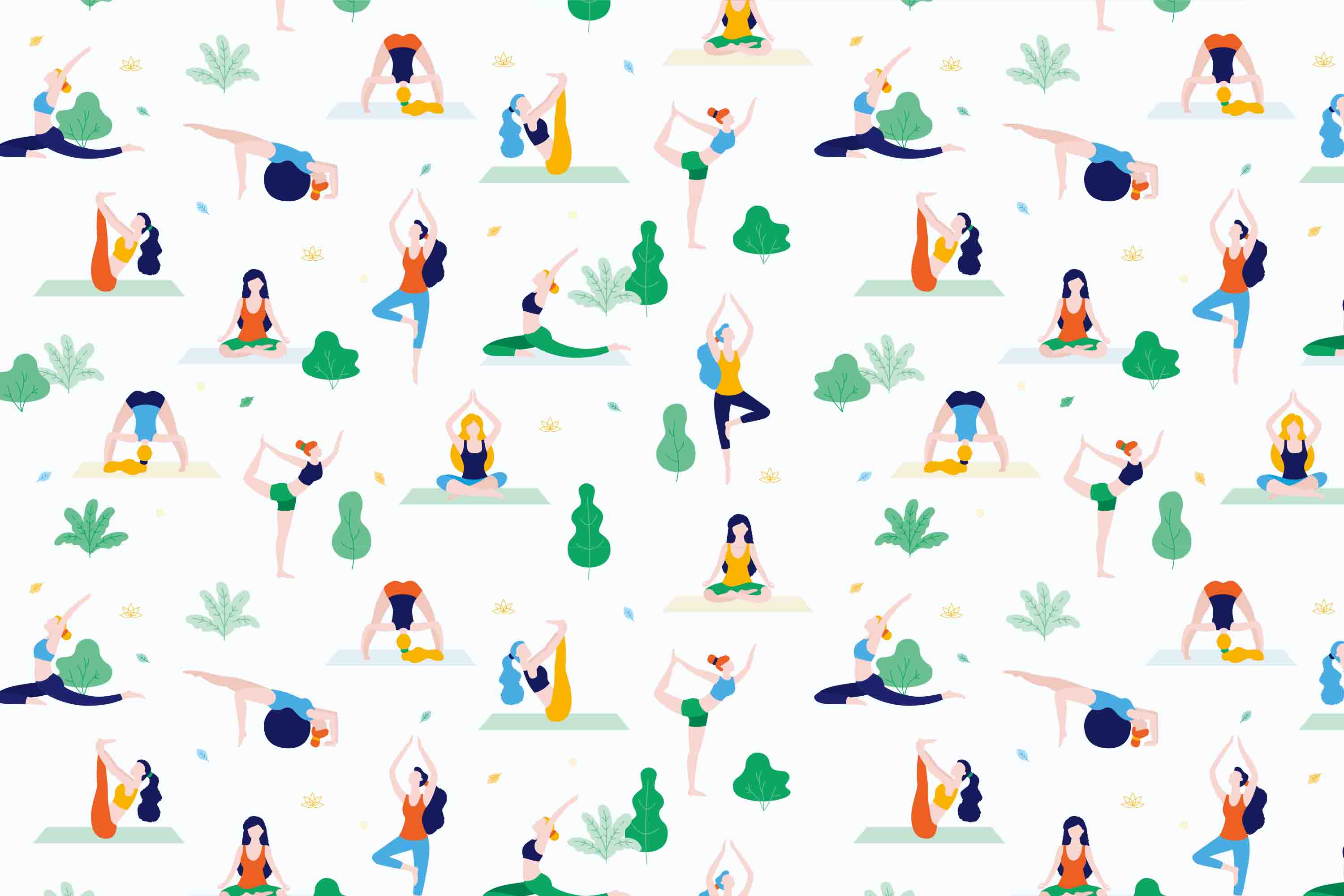 3D Cartoon Fitness Person Wall Mural Wallpaper YXL 1708