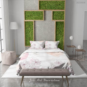 3D Floral Heronsbill Round Quilt Cover Set Bedding Set Duvet Cover Pillowcase 292