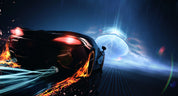 3D Sci-fi Black Sports Car Pattern Wallpaper Wall Mural Wall Decor Wall Art Wall Sticker Remoable Wallpaper