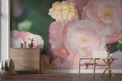 3D Pink Floral Leaf Plant Wallpaper Wall Mural Wall Decor Wall Art Wall Sticker Remoable Wallpaper