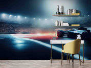 3D F1 Formula Racing Wallpaper Wall Mural Wall Decor Wall Art Wall Sticker Remoable Wallpaper