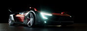 3D Black Sports Car Wallpaper Wall Mural Wall Decor Wall Art Wall Sticker Remoable Wallpaper