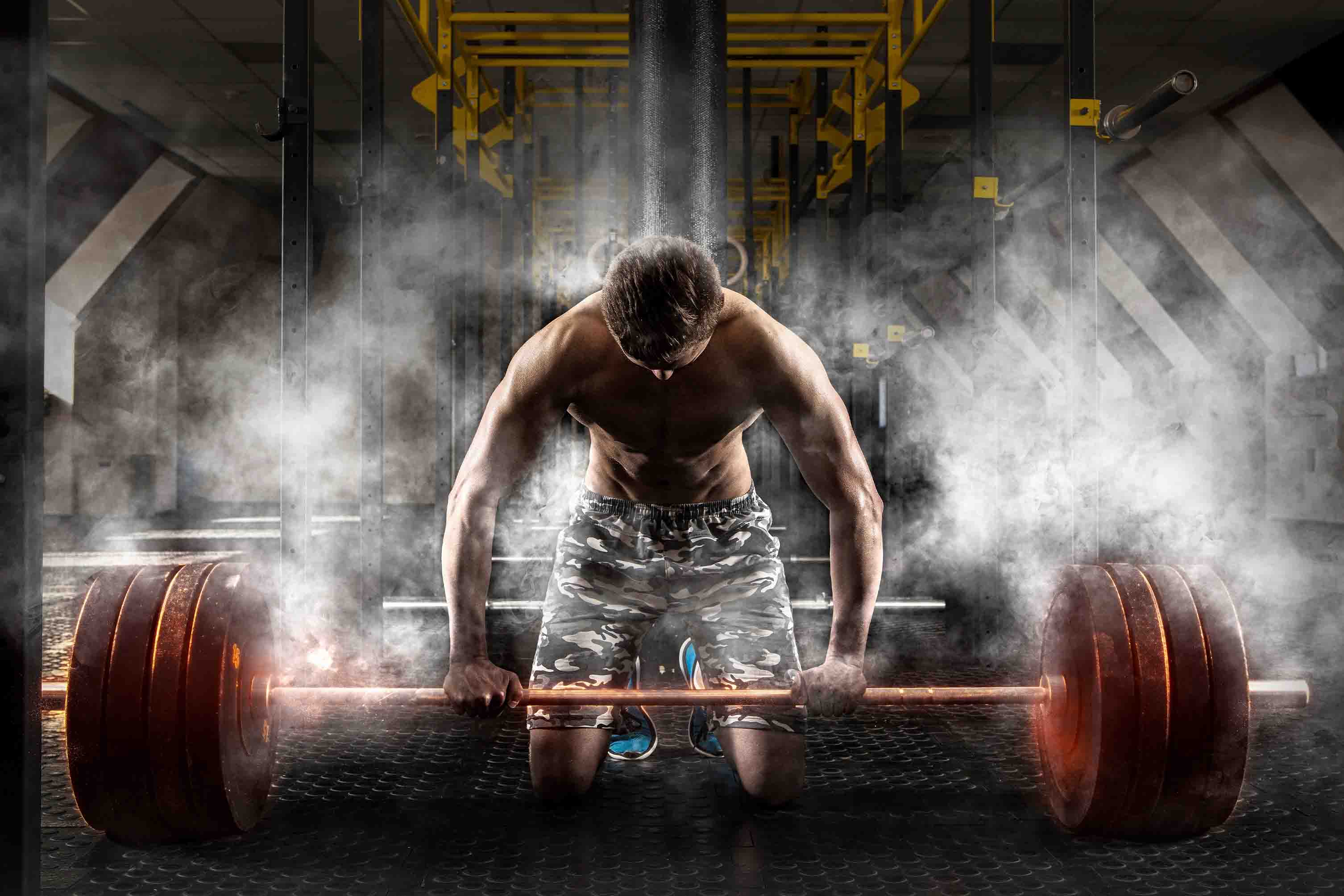 3D Gym Fitness Gymnasium Dumbbell Wall Mural Wallpaper 36