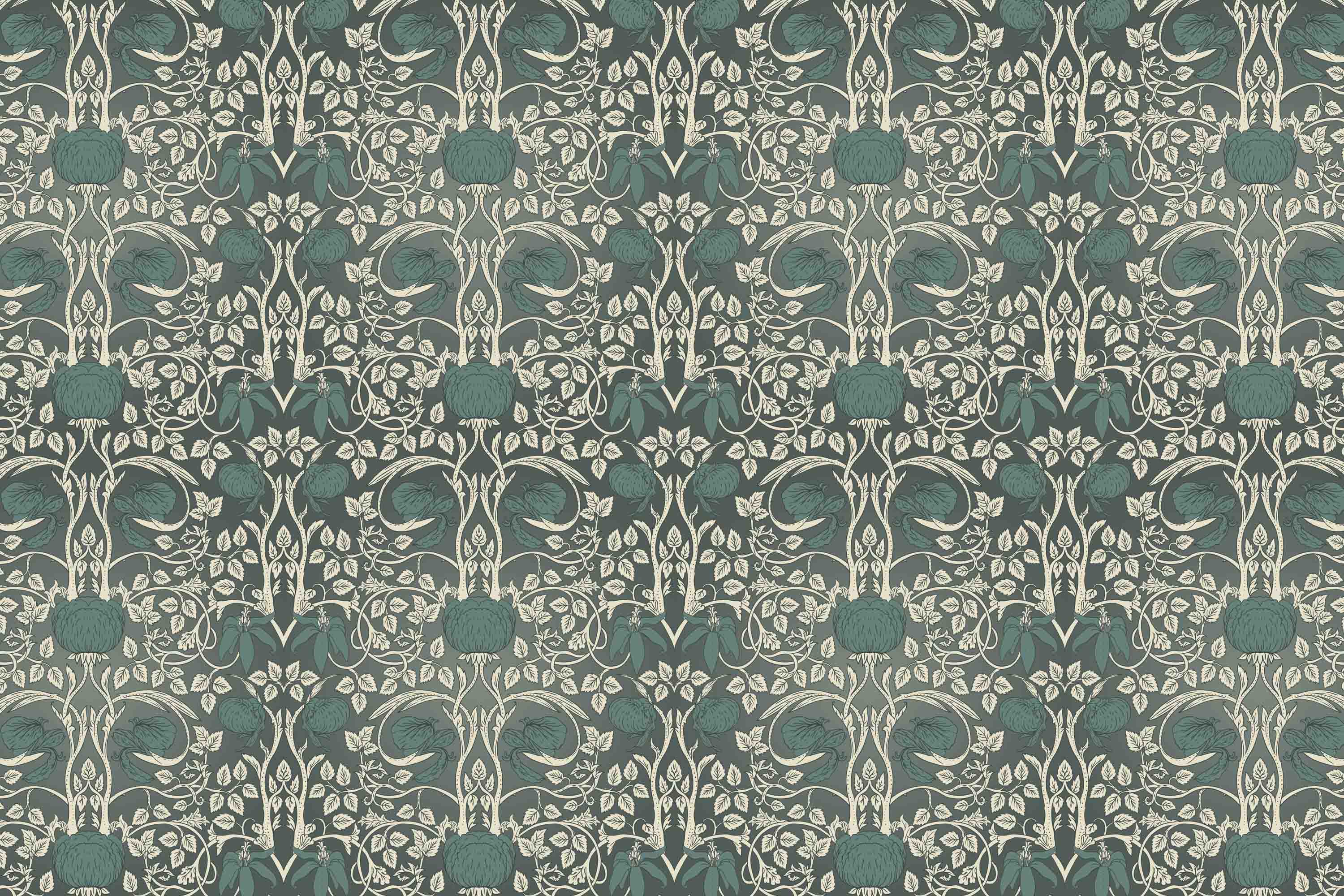3D Vintage William Morris Pattern Wallpaper Wall Mural Wall Decor Wall Art Wall Sticker Remoable Wallpaper