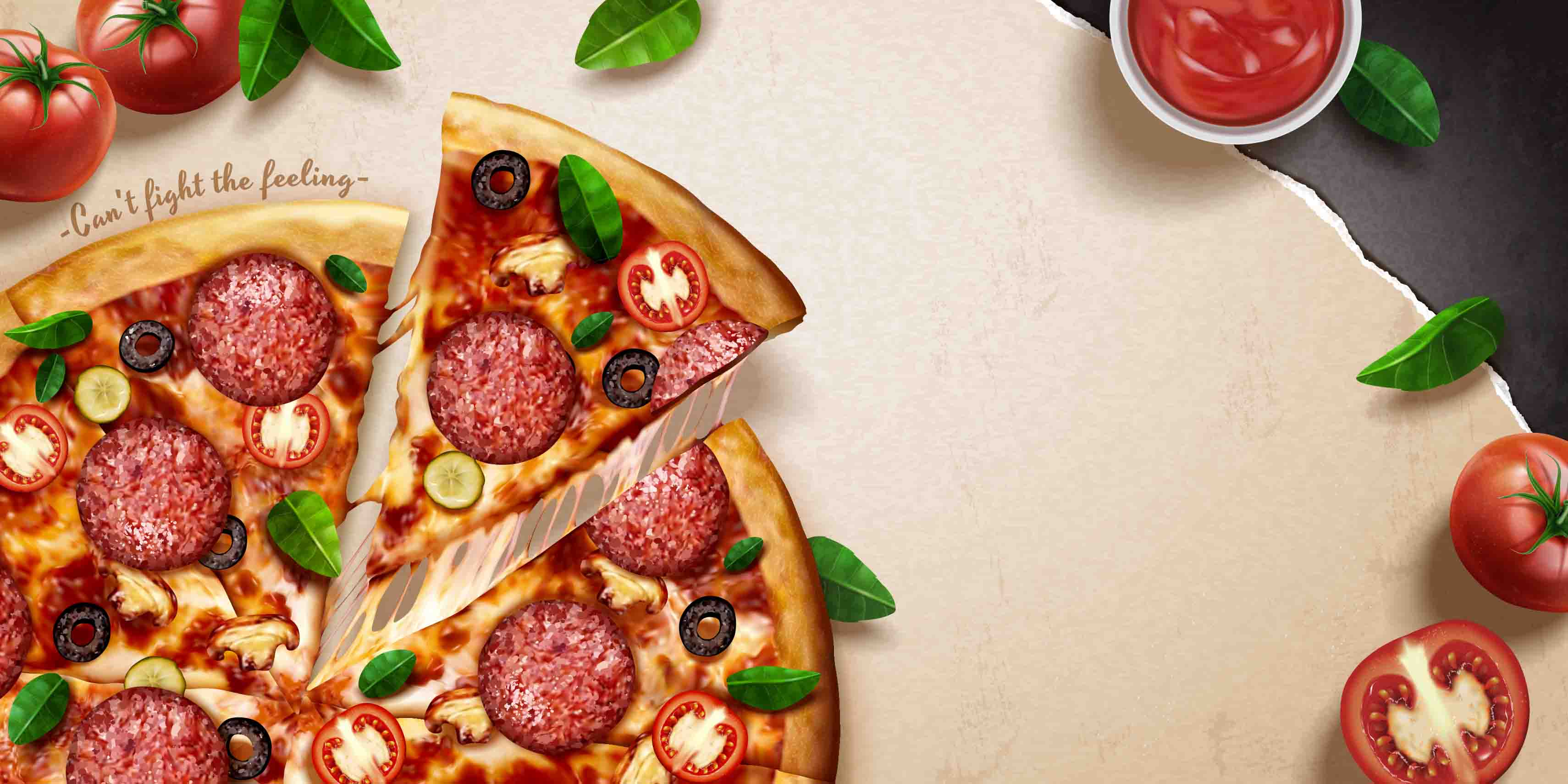 3D Restaurant Snack Bar Diner Fast Food Pizza Wall Mural Wallpaper 27