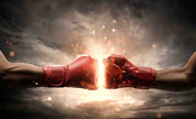 3D Arm Boxing Glove Ignis Fist Bump Wall Mural Wallpaper YXL 110