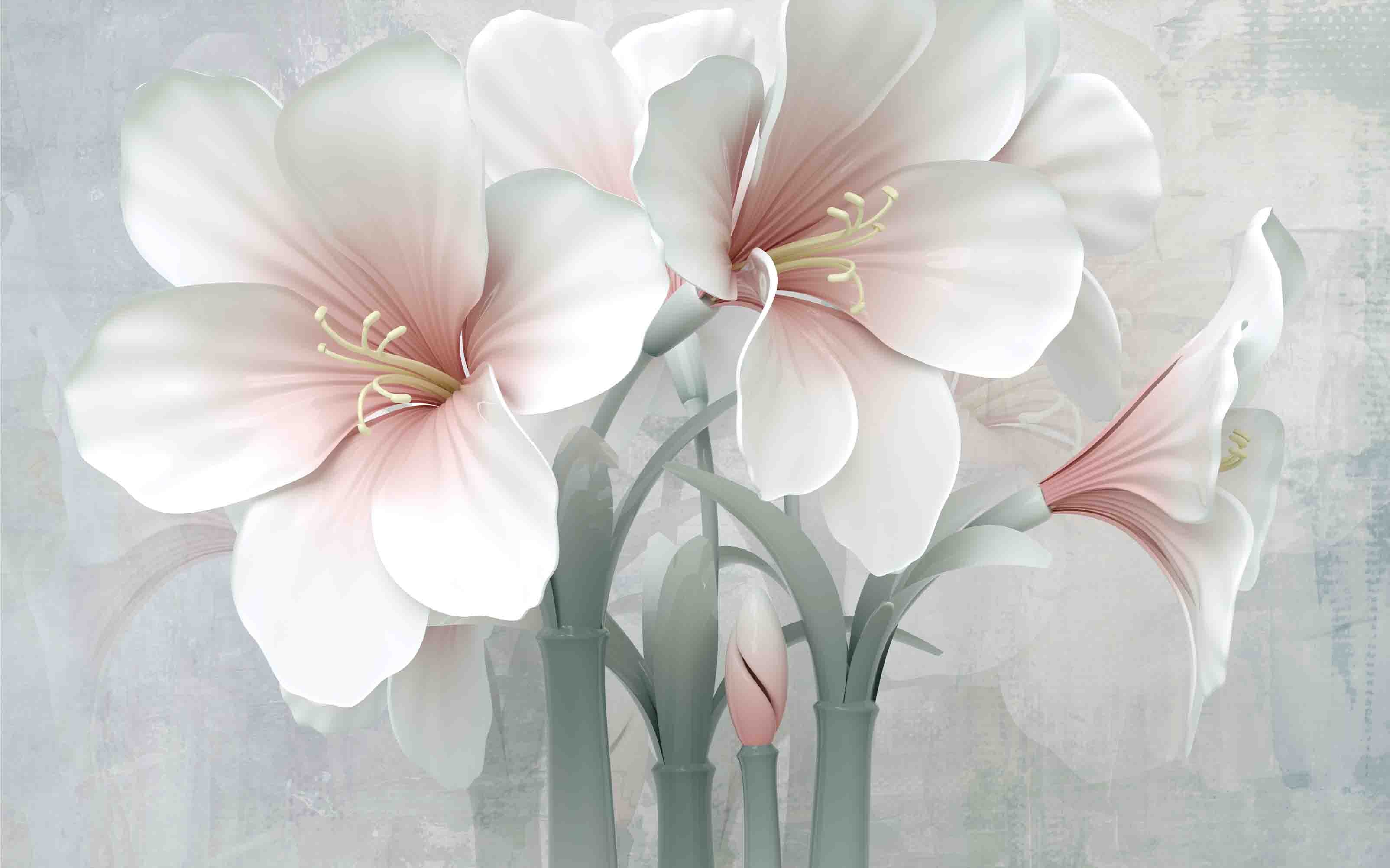 3D Aged Care Retirement Home Gerocomium Rest Home Floral Lily Wall Mural Wallpaper 22