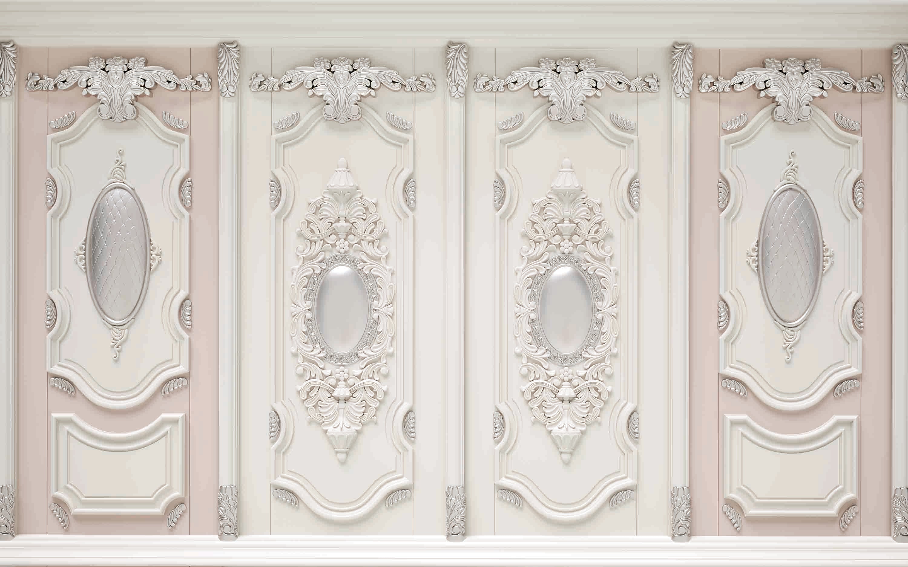 3D Classic Grey Panel elegant vintage wall panel wall mural wallpaper for bedroom - view 6