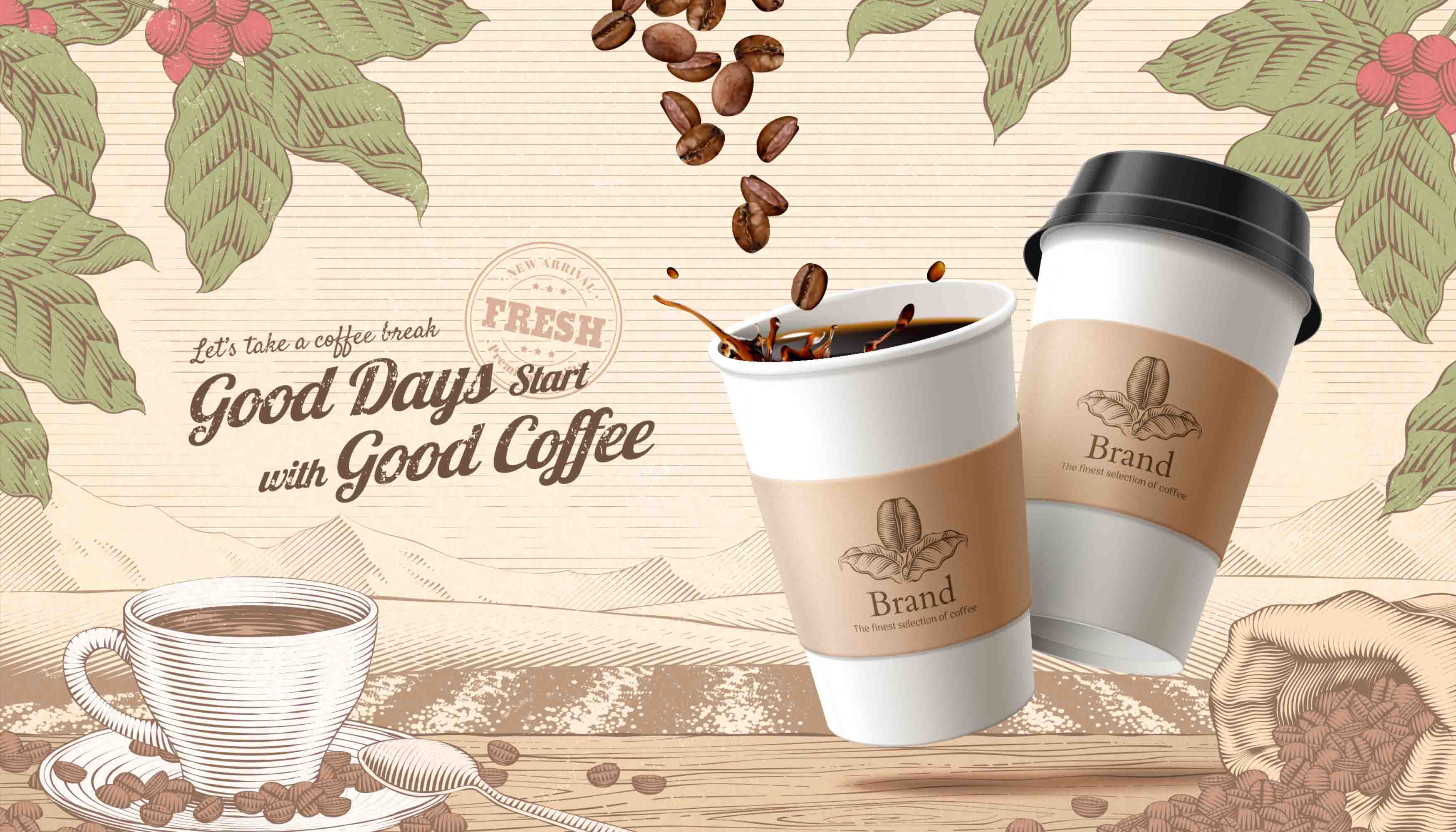 3D Restaurant Snack Bar Diner Fast Food Coffee Wall Mural Wallpaper 19