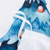 3D Blue Watercolor Pine Trees Christmas Quilt Cover Set Bedding Set Duvet Cover Pillowcases 653- Jess Art Decoration