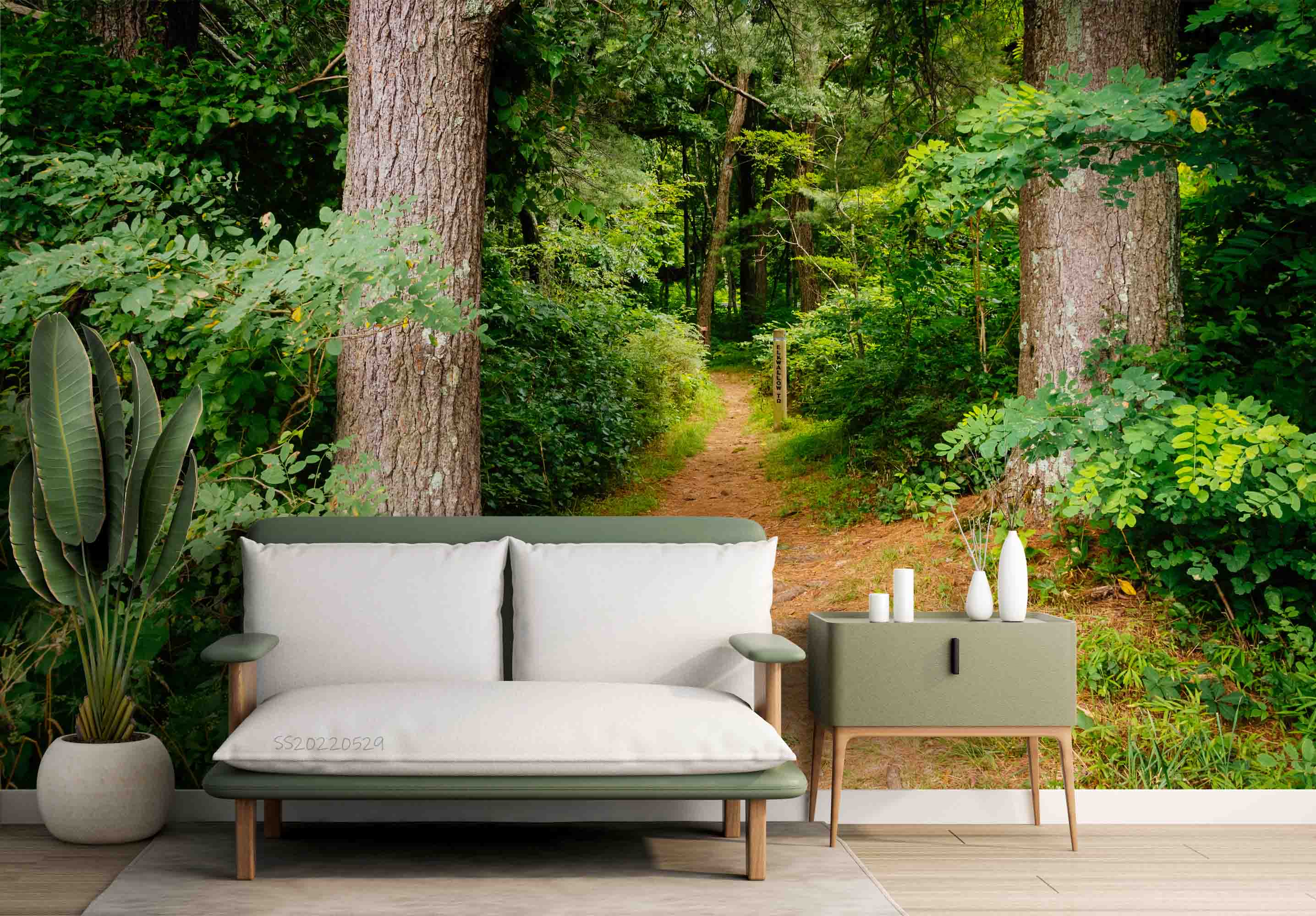 3D Shenandoah National Park Forest Trail Virginia Wall Mural Wallpaper GD 4381- Jess Art Decoration