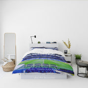 3D Chelsea Football Club Spectator Seats Quilt Cover Set Bedding Set Duvet Cover Pillowcase 935