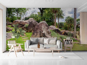 3D Beautiful Garden Rock Stone Path Gardening Wall Mural Wallpaper GD 4382- Jess Art Decoration