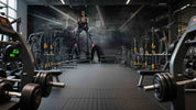 3D Gym Fitness Gymnasium Dumbbell Wall Mural Wallpaper 34