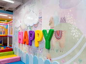 3D Play Centre Amusement Park Funfair Carnie Cartoon Animals Scenery Wall Mural Wallpaper 29