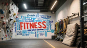 3D Gym Fitness Gymnasium Wall Mural Wallpaper 71
