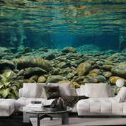 3D Grande Terre Dumbea River Riverbed Rock New Caledonia Wall Mural Wallpaper GD 4372- Jess Art Decoration