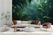 3D Tropical Green Jungle Wallpaper Wall Mural Wall Decor Wall Art Wall Sticker Remoable Wallpaper LQH