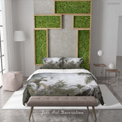 3D Forest Tree Leaf Bird Quilt Cover Set Bedding Set Duvet Cover Pillowcase 661