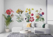 3D Vintage Floral Plant Wall Mural Wallpaper GD 3420- Jess Art Decoration