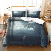 3D Tree Monster Grassland Person Quilt Cover Set Bedding Set Duvet Cover Pillowcases 1216